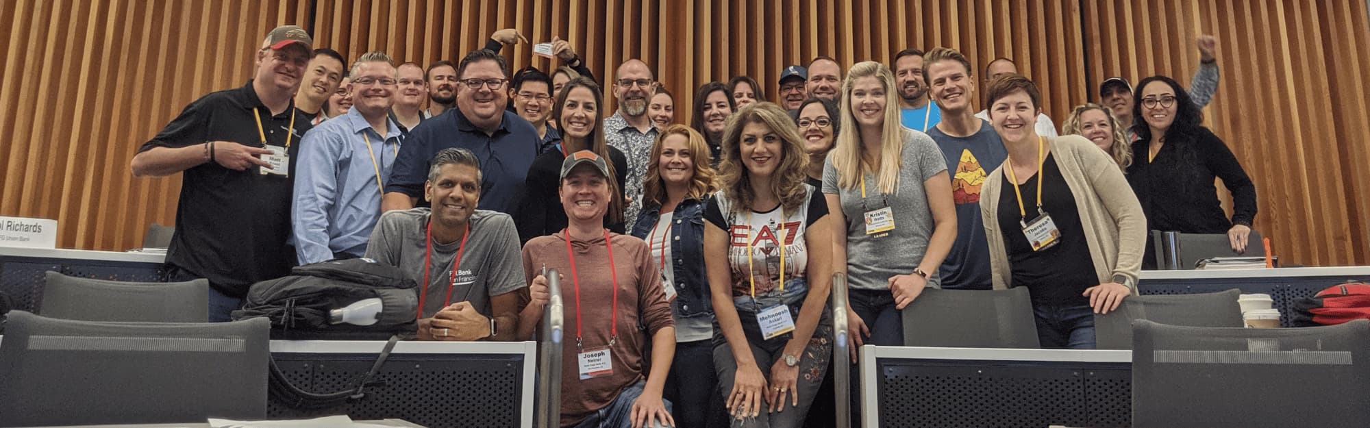 eric cook speaking at an event
